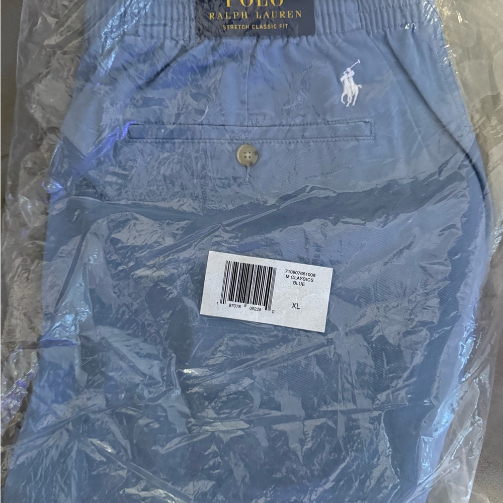 Polo by Ralph Lauren Blue Men's Flat Front Shorts